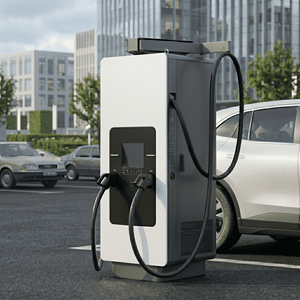 Cargador de Vehículos Eléctricos de Nivel 3, Carga Rápida DC, Starcharge Titan V3, 180kW, Doble Conector CCS1 NACS, Certificado UL, IP55, 480V, Estación Comercial - Product Image 1