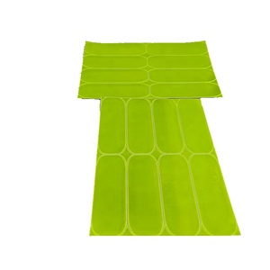 Autocollant en PVC réfléchissant rétro haute visibilité pour casques de motos feuille réfléchissante adhésive prismatique - Product Image 2
