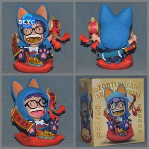 Nuovo Anno Dr Slump Arale Yamcha Cosplay Figure - Puer Lucky Samurai Modello in Scatola Anime da Collezione Decorazione - Product Image 3