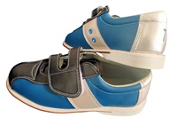Chaussures de bowling pour hommes en cuir vintage talons épais semelles épaisses couleur assortie baskets décontractées pour le divertissement sportif moral