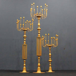 Accessoires de scène de mariage grands chandeliers <span class=keywords><strong>en</strong></span> <span class=keywords><strong>fer</strong></span> <span class=keywords><strong>forgé</strong></span> décoration de Pâques du sol au sol centre commercial décoration Meichen. - Product Image 2