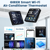 Controlador de Temperatura para Ventiloconvector de 2 Tubos GIRIER Tuya HVAC Wifi, Termostato Inteligente Programable para Aire Acondicionado