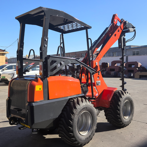 Mini Wheel Drive Telescopic Boom <strong>Loader</strong> with <strong>Bucket</strong> <strong>Front</strong> Attachment HT180 - Product Image 6