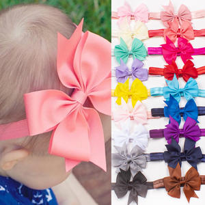 21 Warna Bando Bayi Perempuan Pita Grosgrain 3 Inci Bando Rambut untuk Bayi Perempuan, Balita, dan Anak-anak - Product Image 3