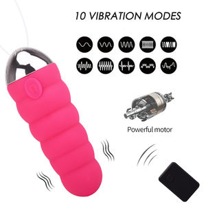 Masseur vibrant sans fil électrique mini à 10 fréquences, produit sexuel féminin, vibrateur œuf - Product Image 2