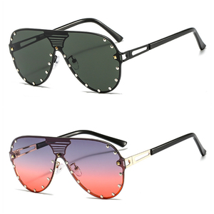 Les lunettes de soleil en métal pour hommes et femmes, nouveau pilote, décontracté, plage, uv400, 2023, lunettes de soleil électrochromiques, neo chaîne, pilote, <span class=keywords><strong>1977</strong></span> - Product Image 3