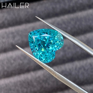 Gioielli e Accessori: <span class=keywords><strong>Pietra</strong></span> Yag <span class=keywords><strong>Paraiba</strong></span> Taglio a Cuore, <span class=keywords><strong>Pietra</strong></span> Sciolta Creata in Laboratorio per Creazione di Gioielli - Product Image 2