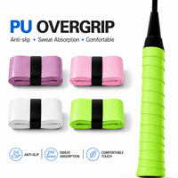 NISPLAY Overgrip absorbant la transpiration, antidérapant, durable, en PU, pour raquette de tennis, ajustement universel, 1200x25x0,65 mm