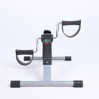 Mini vélo de bureau pliable en acier, appareil d'exercice portable pour les pieds et les mains, pour usage domestique, bras, jambes, assis, 50x36x24cm