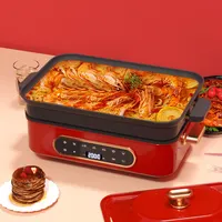 耐久性のある四角いフライパン空気器具炊飯器中国の調理器具電気鍋