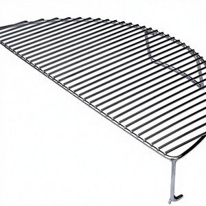Accessoires de barbecue au charbon de bois en acier inoxydable de haute qualité Kimstone, extenseur résistant à la corrosion pour le camping - Product Image 3