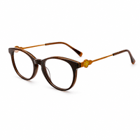 Montures de lunettes rondes pour enfants, verres optiques couleur gelée, motif fleur jaune, pour l'école et le quotidien