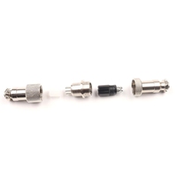 Connecteur Circulaire Métallique Étanche IP55 GX12 Personnalisé, Prise et Fiche Aviation 2 3 4 5 6 7 Broches pour Machine CNC, Signal et Alimentation