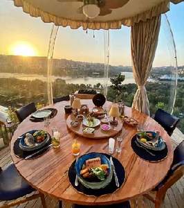 Portable Camping En Plein Air pod Maison Avec Chambres louer <span class=keywords><strong>Bulle</strong></span> Chambre D'hôtel Dôme Tente - Product Image 4