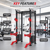 Cage de musculation robuste REYK avec système de poulies à double câble pour un entraînement complet du corps