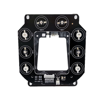 Placa de Luz Infrarroja LED para CCTV, Componentes de PCB de Shenzhen, Ensamblaje de PCBA, Fabricación Electrónica por Contrato