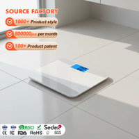 Modèles de pèse-personne numériques portables en verre blanc OEM de haute qualité avec fonction vocale pour adultes, 200 kg