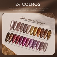 JTING 2025, Nueva Colección de Esmaltes de Uñas en Gel Efecto Ojo de Gato, 24 Colores Otoño Invierno, Esmalte Magnético Profesional UV, OEM