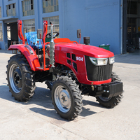 Tractor compacto de ruedas Tractor agrícola de alto nivel de seguridad 90HP Tractor agrícola a la venta