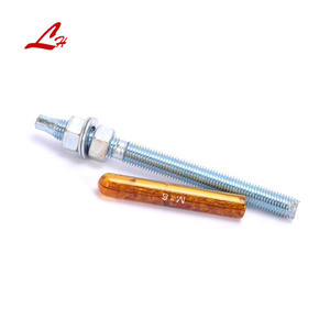 Acier au carbone zingué jaune M10 M16 M20 ancrages chimiques galvanisés boulons de <span class=keywords><strong>goujon</strong></span> <span class=keywords><strong>d</strong></span>'<span class=keywords><strong>ancrage</strong></span> <span class=keywords><strong>d</strong></span>'expansion - Product Image 5
