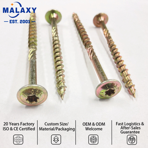Vis à <span class=keywords><strong>bois</strong></span> Malaxyt à tête en forme de galet, à double filetage, pour panneaux de particules, T17 - Product Image 1