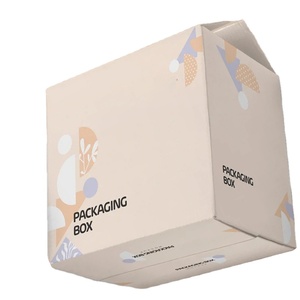 กล่องกระดาษคราฟท์กระดาษกล่องกระดาษลูกฟูกแบบสั่งทำพับได้ - Product Image 5