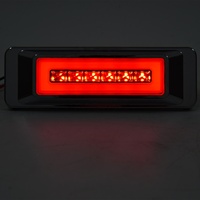 Nouvelle lampe de position latérale pour camion Hongjin 12-24V rouge à 24 LED avec indicateur de freinage étanche pour rénovation/amélioration