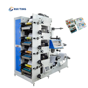 Impresora de <span class=keywords><strong>Flexo</strong></span> del papel de aluminio de la prima 6 del color 6 6 <span class=keywords><strong>LED</strong></span> ultravioleta de la con la tensión auto - Product Image 1