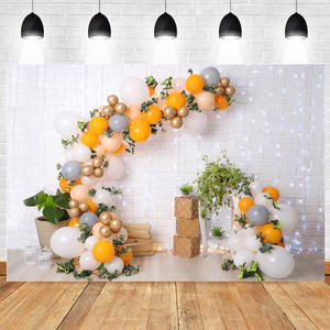 7x5ft Garçons 1er Anniversaire Ours Toile de Fond Nous Pouvons Bearly Croyez-<span class=keywords><strong>le</strong></span> Un Joyeux Premier Anniversaire Bannière Enfants Portrait Gâteau Table Fournitures - Product Image 6