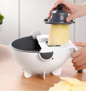 Hot bán 9 trong 1 đa chức năng của nhãn hiệu Rau cắt ma thuật nhà bếp vắt tay cắt rau Slicer - Product Image 6