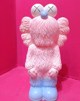 Kit d'art ours fluide en vinyle souple de 26 cm pour couples et activités, vente en gros d'usine, figurine en résine DIY pour soirée romantique