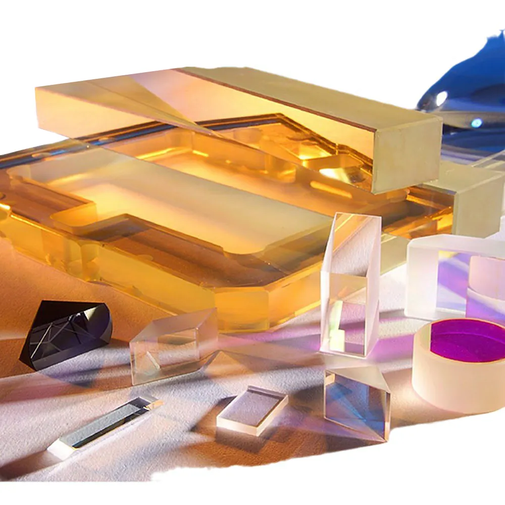 YUESHEN Zerodur vidro cerâmica de vidro microcristalina oem ouro fornecedor cnc usinagem peças personalizadas
