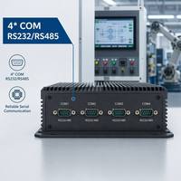 Nuevo PC Industrial sin Ventilador de Aleación de Aluminio, Intel N5095 4C4T, USB3.0*4, 4*COM, Sistema Operativo Windows/Linux, Mini PC