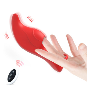 Mini vibrador de dedo Estimulación de vibración fuerte Dispositivo de masturbación de coqueteo recargable Juguete sexual - Product Image 1