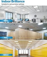 LONGLUX Panneau LED Dimmable 600x600 de Haute Qualité 5CCT, Haute Luminosité et Durable