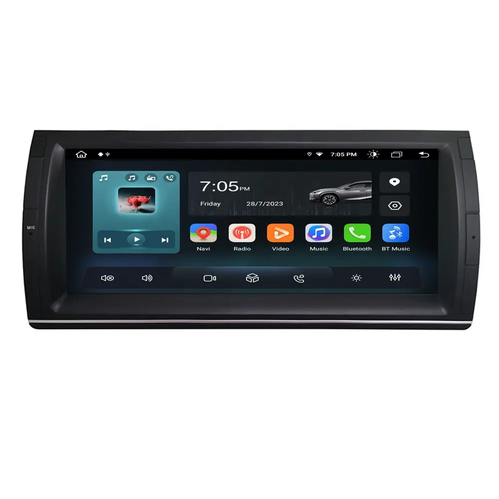 RoadNavi Radio mobil Android 13, Radio mobil untuk BMW E53 X5 (1999-2005) CarPlay Gps Navi 4G 360 kamera