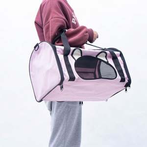 Bolsa de Transporte para Mascotas, Transpirable y Suave, de Gran Capacidad, con Cierre de Cremallera, Plegable, para Perros y Gatos, Suministro de Fábrica - Product Image 4