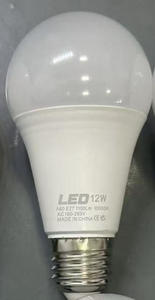 หลอดไฟ LED A60 ฝาครอบพลาสติก AC 150-265V ไดรเวอร์แบบ DOB ชิป SMD 3535 ความสว่างสูง CRI 85 800-1100 ลูเมน ขั้ว B22/E27 มาตรฐาน CE RoHS - Product Image 3
