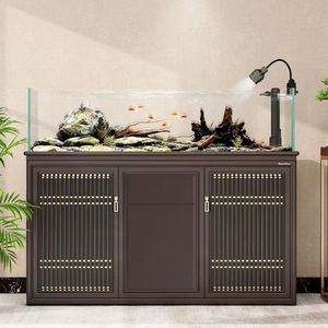 Aquarium carré SunSun HDJ Series Eco Stream avec fond en verre ultra-transparent, filtration et vidange des eaux usées en un clic, pour aquascape d'eau douce - Product Image 6