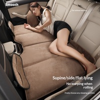 Matelas de couchage pliable pour siège arrière de voiture, matelas gonflable sans air pour l'extérieur, accessoire de sommeil pour enfants
