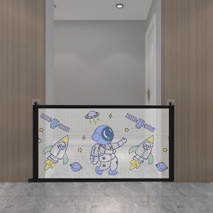 Red de protección infantil para interiores sin perforaciones, barandilla para escaleras, red de aislamiento para bebés, recinto para mascotas, puerta de seguridad para bebés - Product Image 3