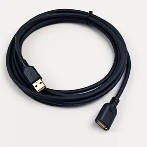 OEM ที่กําหนดเองสากลชายกับหญิงสายถ่ายโอนข้อมูลชาร์จเร็วสาย USB 2.0 Extender สําหรับคอมพิวเตอร์