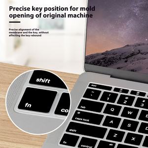 Cubiertas de teclado de silicona de idioma al por mayor para <span class=keywords><strong>Macbook</strong></span> <span class=keywords><strong>Pro</strong></span> 13 15 Air A2941A1369 - Product Image 2