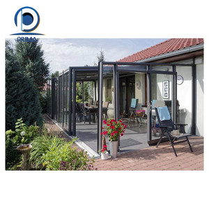 Prima ombre de haute qualité design simple moderne extérieur jardin résistant au soleil étanche à la pluie en alliage d'aluminium et salle de soleil en verre - Product Image 3