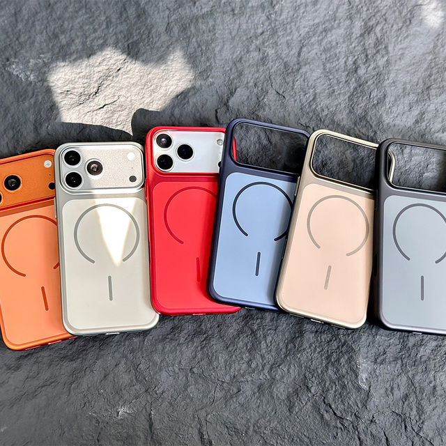 JOYPORODO B454 Fashionable Skin Feel PC Magnetic Case for iPhone 12 13 14 15 16 17 Pro Max Shockproof Magnetic Capas De Telefone