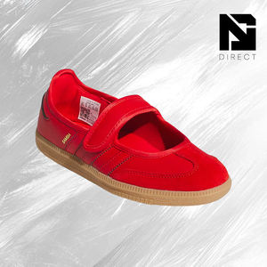 Adidas Originals Samba Jane Rojo Goma, Zapatillas Deportivas Clásicas a Rayas para Niños, Estilo Retro, con Suela de Goma Resistente - Product Image 2