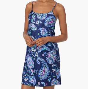 Customizable Pajamas Dress Women's Sleepwear Sleeveless Elegant Medium Short Nightgowns Femme Homewear Lady Print Night Dresses - Product Image 1