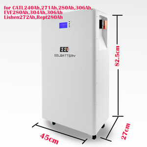 Eel 16s <span class=keywords><strong>diy</strong></span> סוללה מארז 280ah lifo4 שרת lifepo4 48v חבילת סוללה מפוצלת אנכית en bms לאחסון אנרגיה סולארית - Product Image 3
