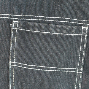 Doger personnalisé surdimensionné lourd vierge <span class=keywords><strong>manteau</strong></span> uni mode luxe Jean Denim veste 14Oz brut Vintage usine Denim veste hommes - Product Image 5