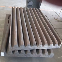 Nouvelle plaque dentée à mâchoires larges en fer RongDing CJ815 pour concasseur de roche, pièces d'usure certifiées ASTM avec procédé de fonderie pour machines minières